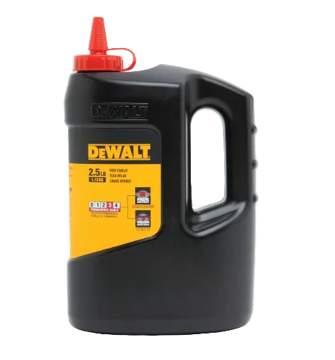 DeWalt Bulk Chalk 2.5lb Red