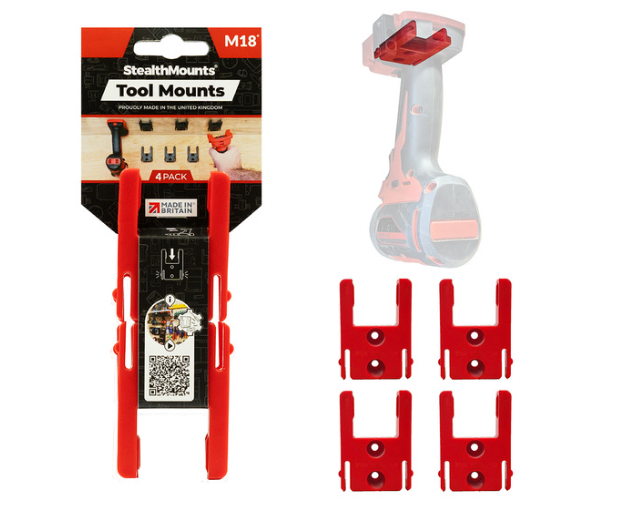 Milwaukee M18 Tool Mount - Pack of 4
