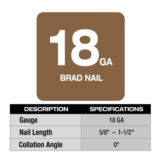 M12 FUEL 18G Compact Nailer (Bare Tool)