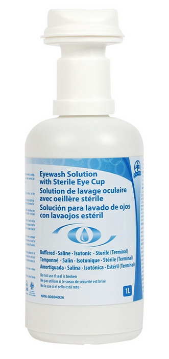 EYE WASH 1LT W/EYE CUP  12/CS