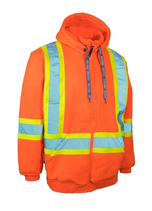 CSA ORANGE DETACHABLE HOODIE 4" TAPE