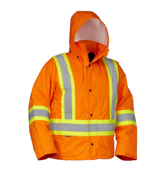 DRIVERS SAFETY PARKA ORANGE MEDIUM