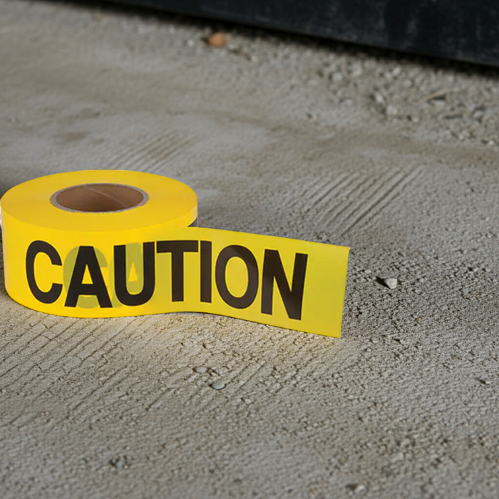 YELLOW CAUTION TAPE 1000'X3" 16/CS