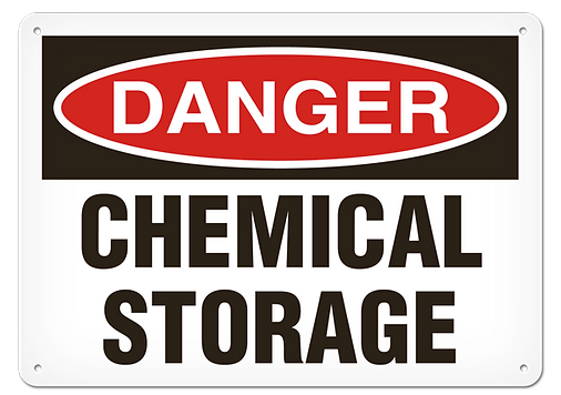 10x14 CHEMICAL STORAGE SIGN