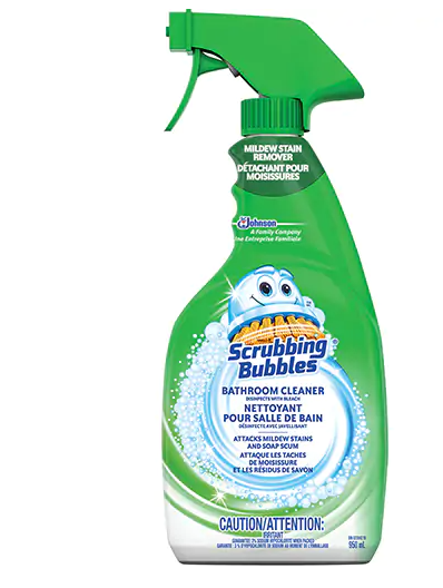 Scrubbing Bubbles� Bathroom Cleaner & Mildew Stain Remover