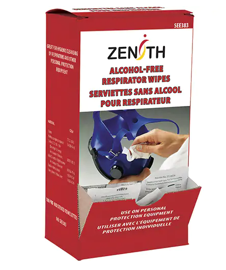 ZENITH ALCOHOL FREE RESP WIPES 100/BX