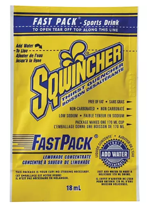 SQWINCHER FAST PAK LEMONADE 50/BX