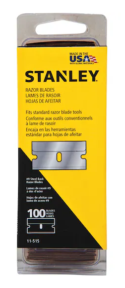 RAZOR BLADES SINGLE EDGE 100/PK